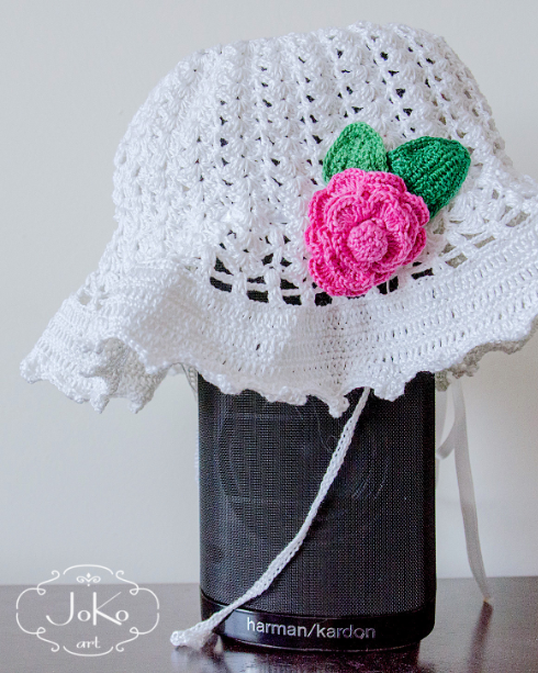 Kapelusik (crochet girl’s hat) 01/2014