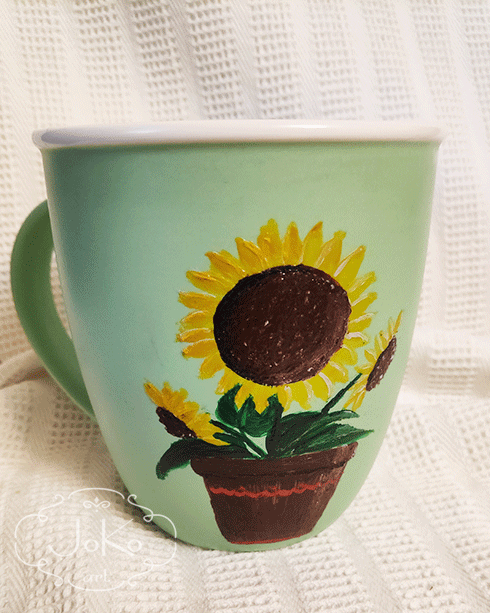 Kubek ze słonecznikami (Mug with sunflowers) 04/2019