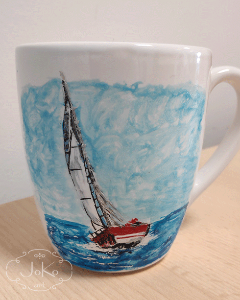 Kubek z żaglówką (Mug with a sailboat) 04/2019